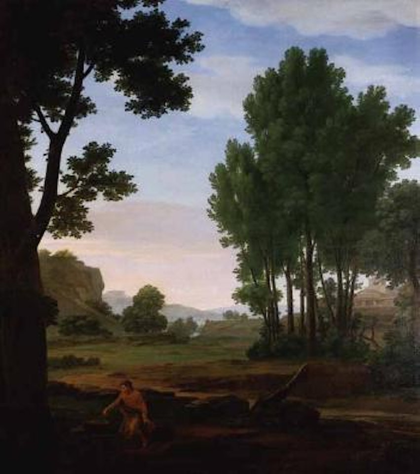 Jacob at Bethel annointing the altar of stones by Jacob Philipp Hackert