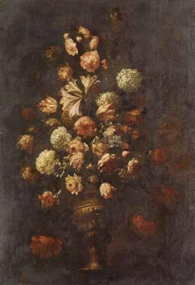 Still life of flowers in vases by Italian School