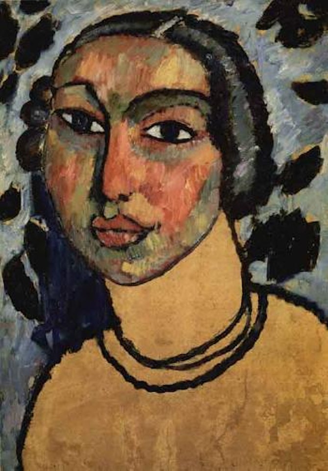 Das juedische maedchen by Alexej von Jawlensky