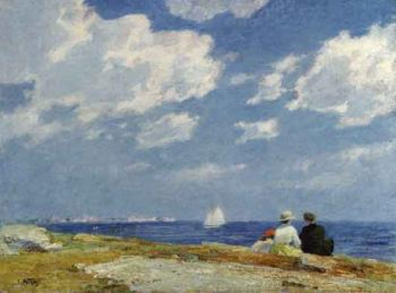 Looking out to sea by Edward Henry Potthast