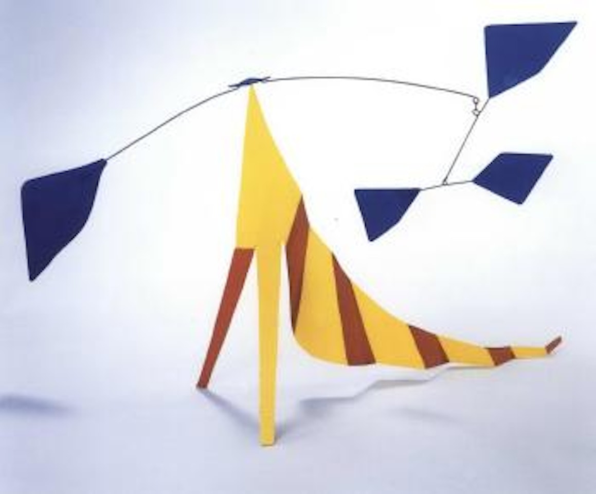 Very crinkly - standing mobile by Alexander Calder