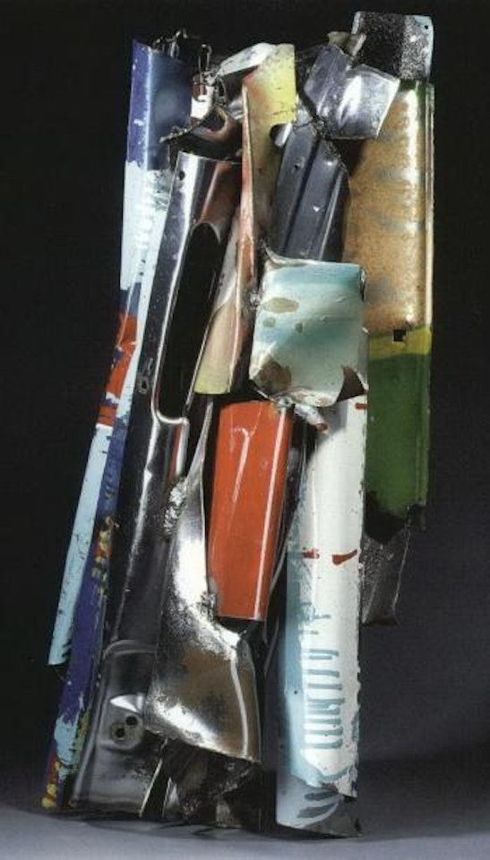 Three legs of man III by John Chamberlain