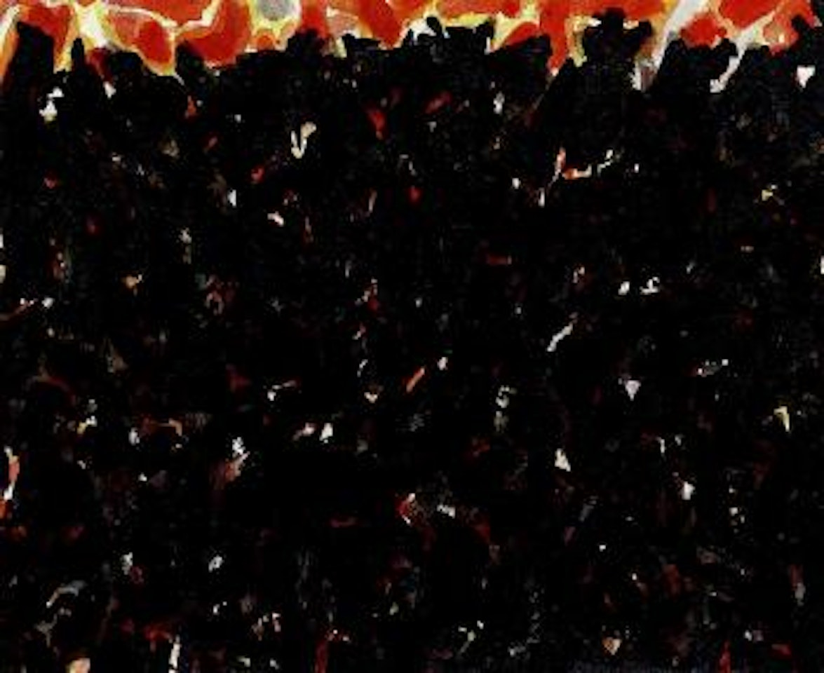Black and red by Sam Francis