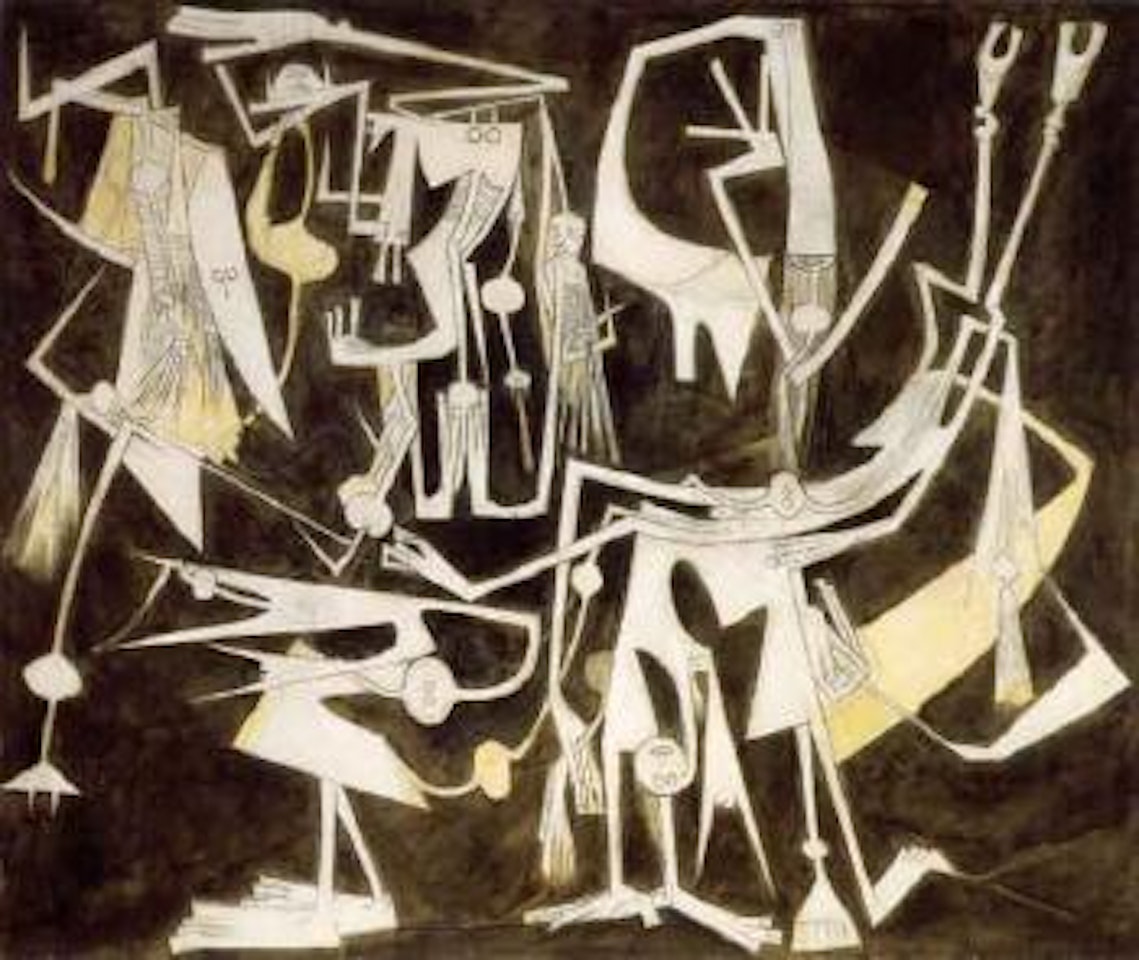 Los invitados by Wifredo Lam