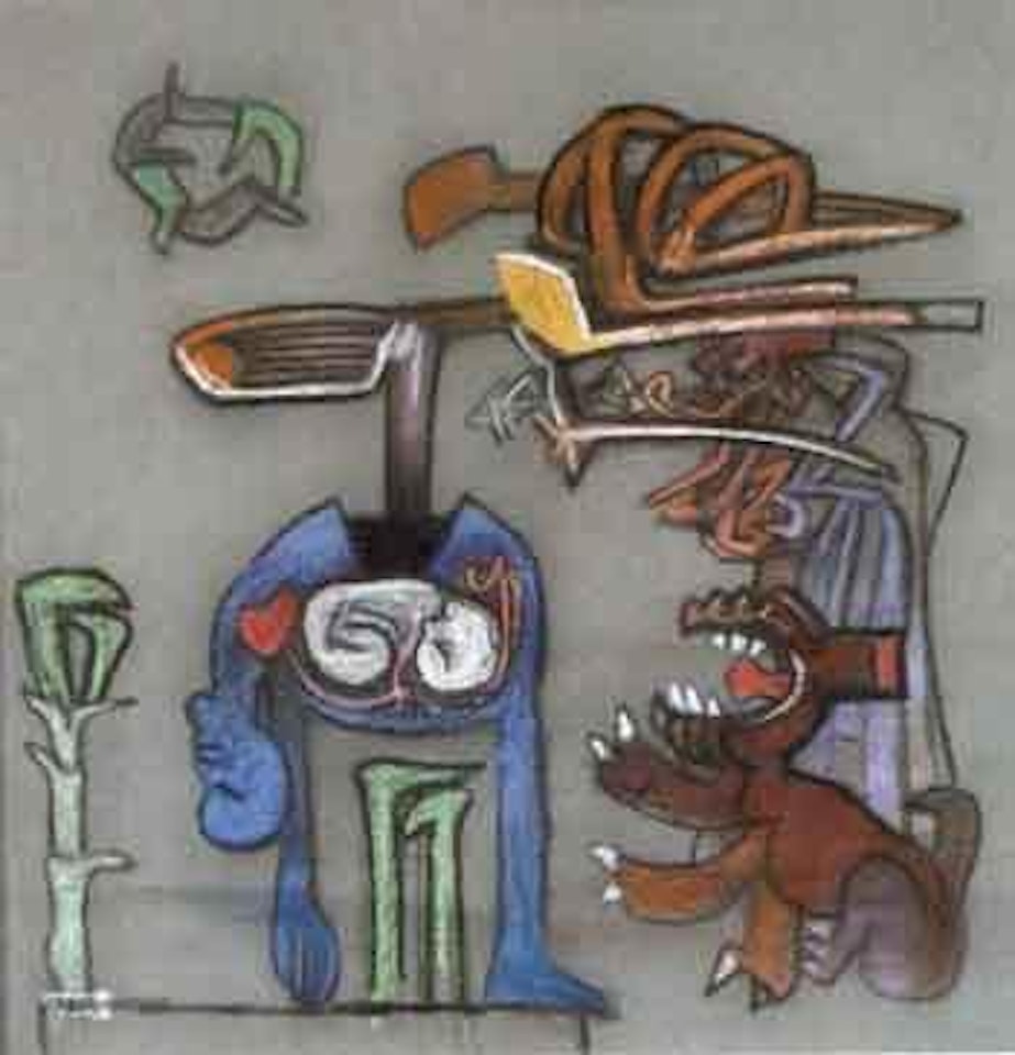 Den vilde jagd - le sacrifice by Roberto Matta