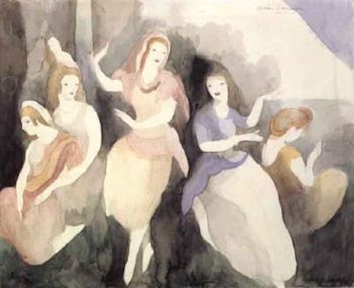 Jeunes filles dans un parc by Marie Laurencin