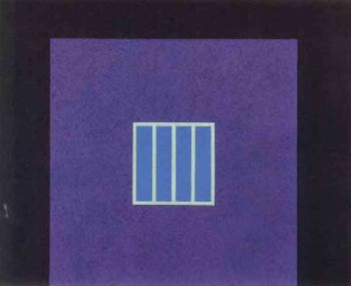Day glo prison by Peter Halley