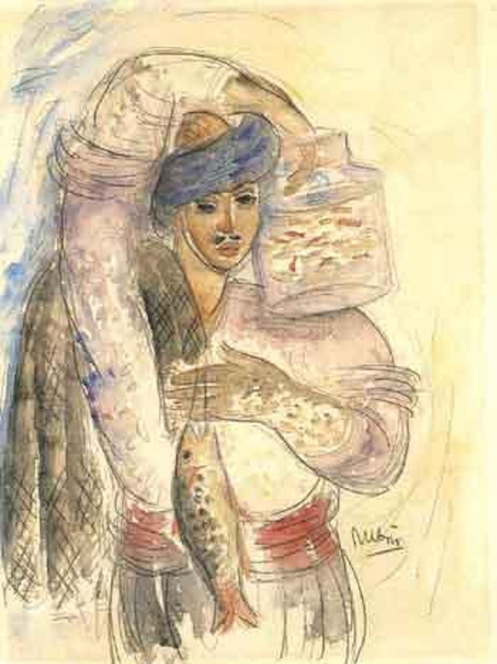 Fisherman by Reuven Rubin