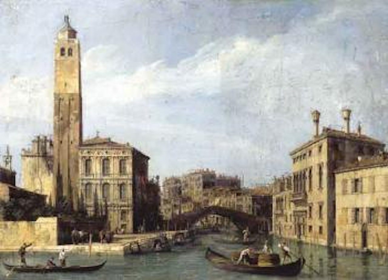 Grand Canal with San Geremia, Palazzo Labia by Canaletto