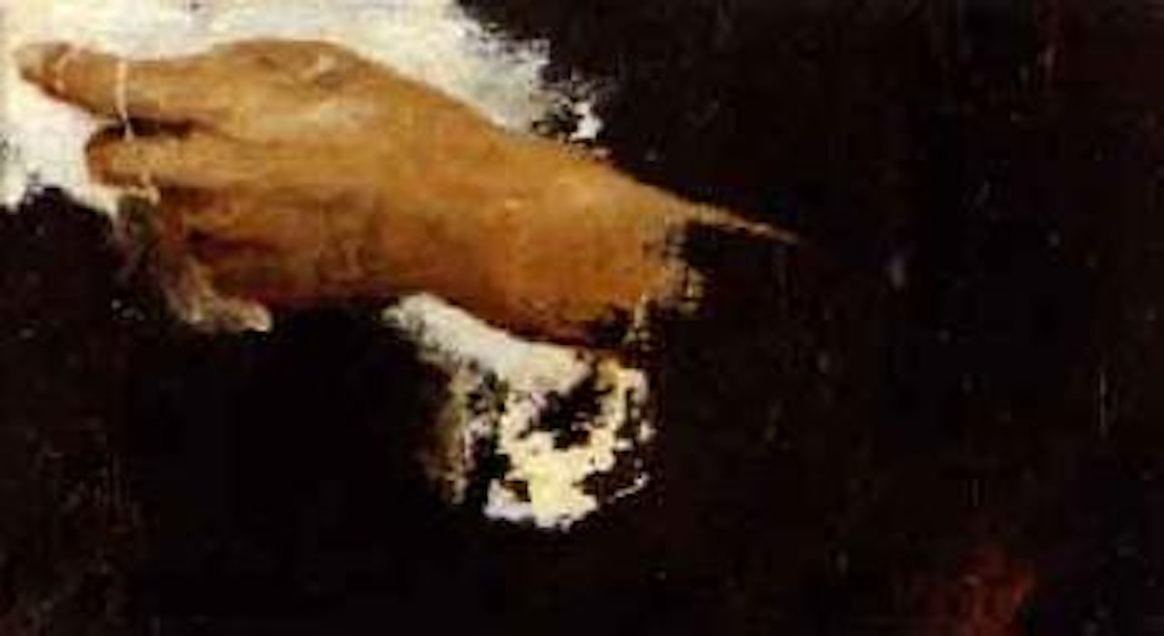 Study of hand by Albert Anker