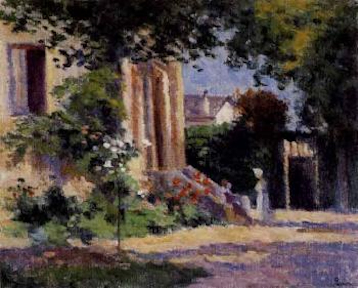 Jardin a Anvers by Maximilien Luce