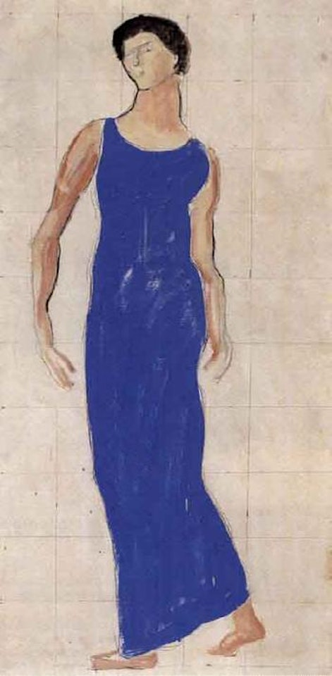 Standing female by Ferdinand Hodler