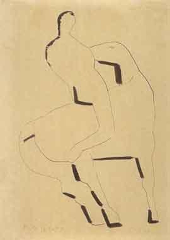 Il cavaliere by Marino Marini