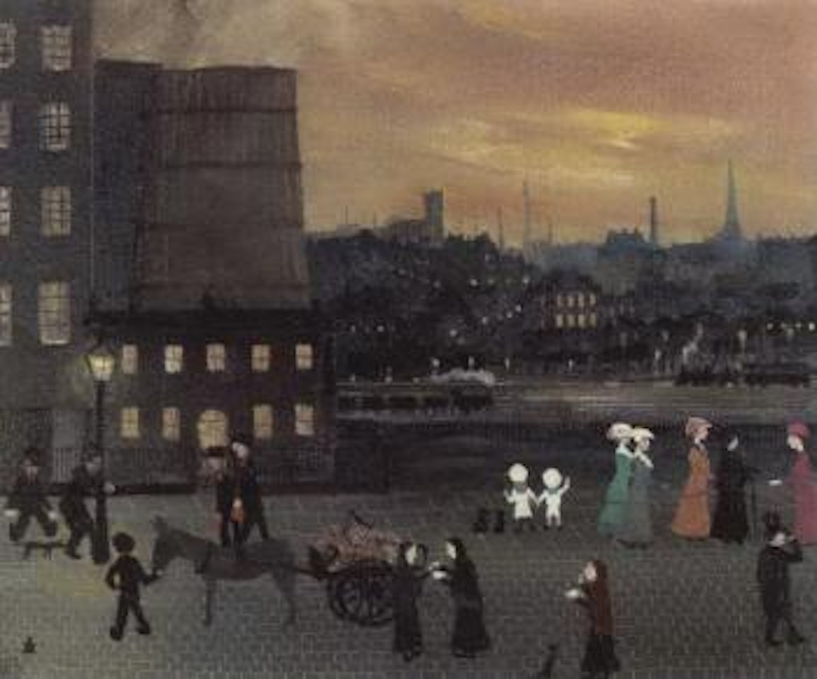 Short way home from great aunt Buckley's by Helen Bradley