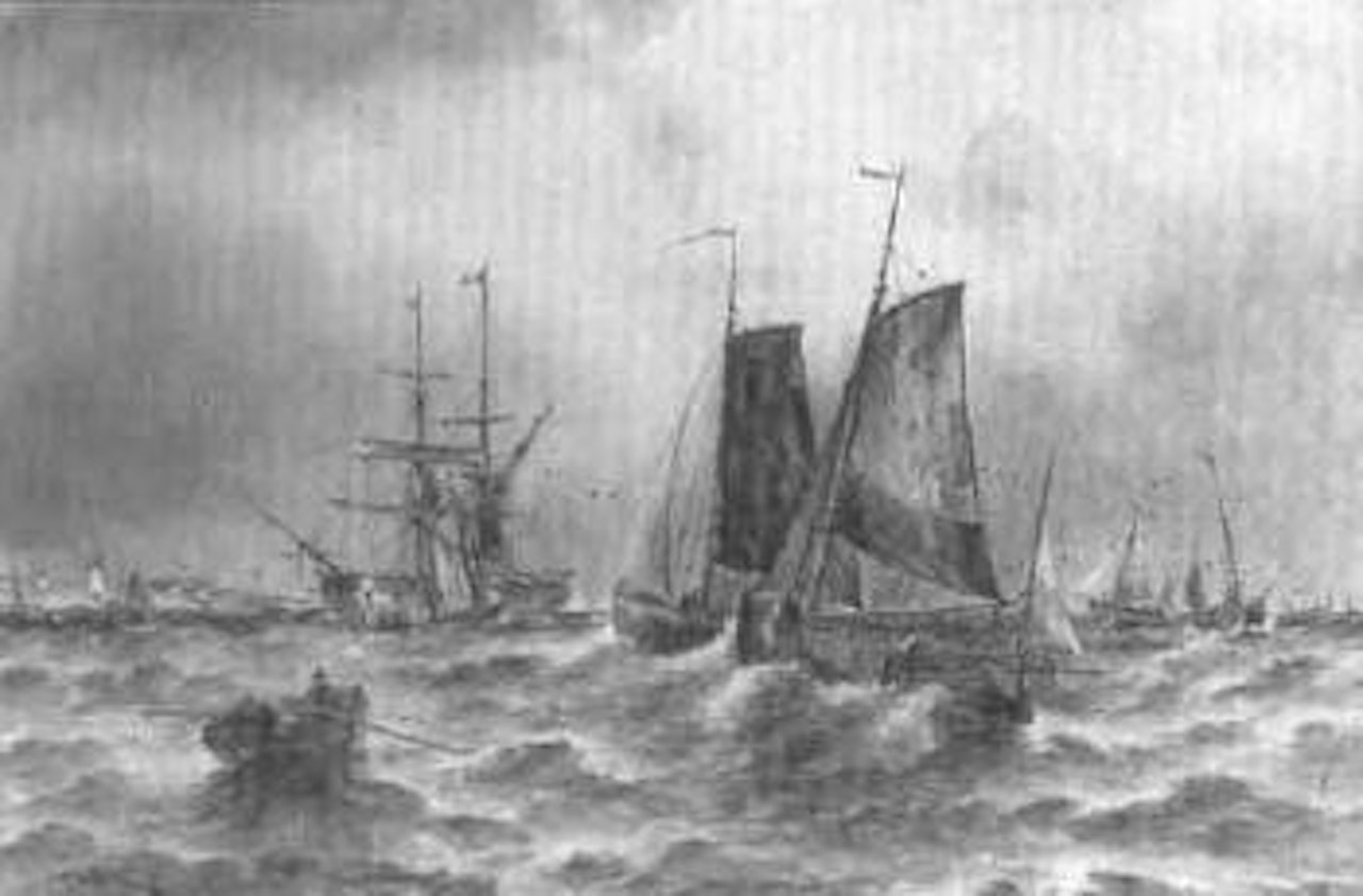 Off Dutch Coast by Thomas Bush Hardy