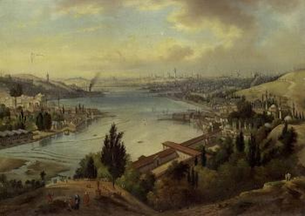 Constantinople from Eyup by Italian School