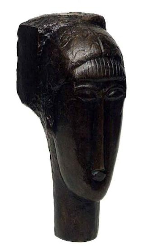 Head of girl with fringe by Amedeo Modigliani