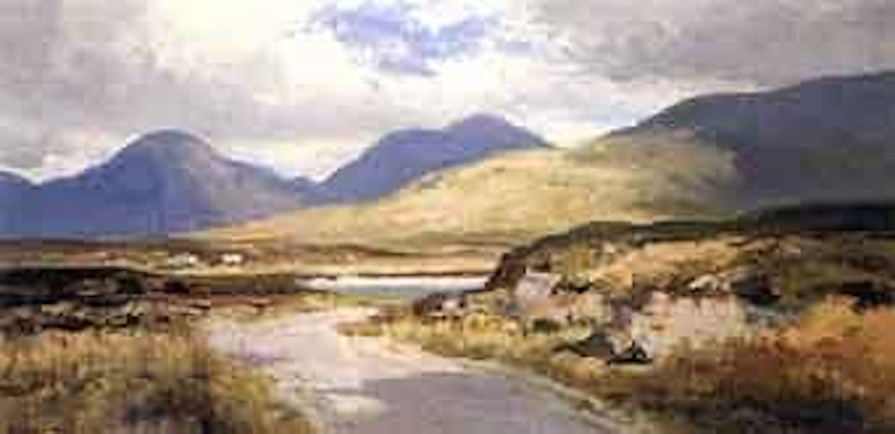 In the Maam Valley, Connemara, Co Galway by Maurice Canning Wilks