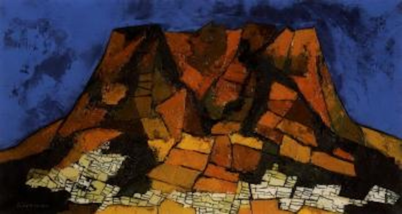 Paisaje de Quito by Oswaldo Guayasamin