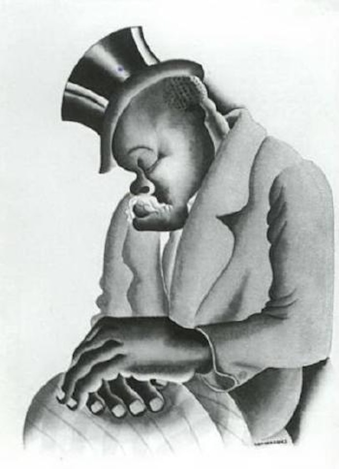Handsom car driver in the park by Miguel Covarrubias