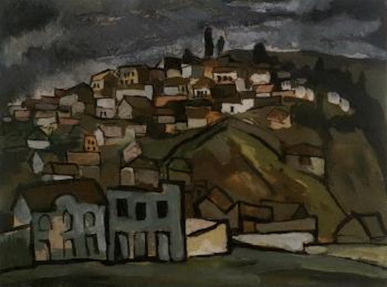 Caserio by Oswaldo Guayasamin
