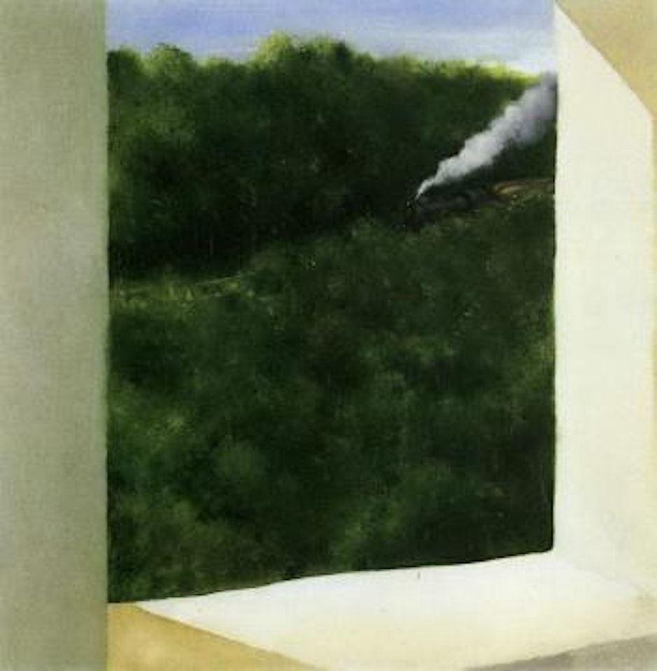 Study for corridor window by Julio Larraz