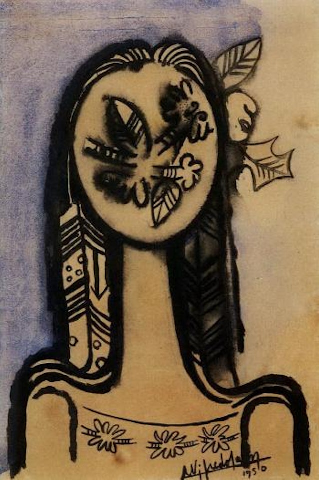 Femme-fleur by Wifredo Lam