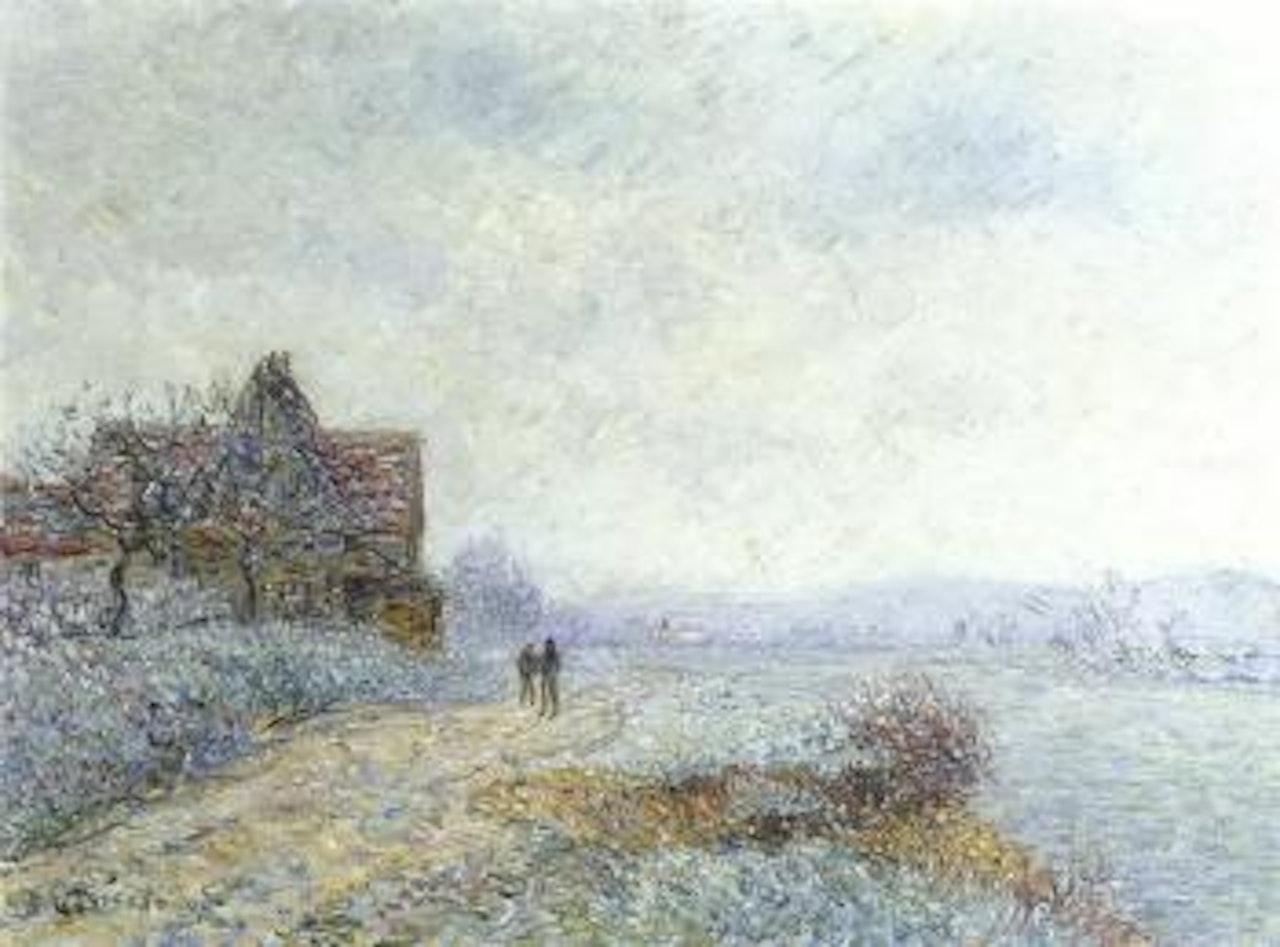 Tournedos-sur-Seine, givre et brume by Gustave Loiseau