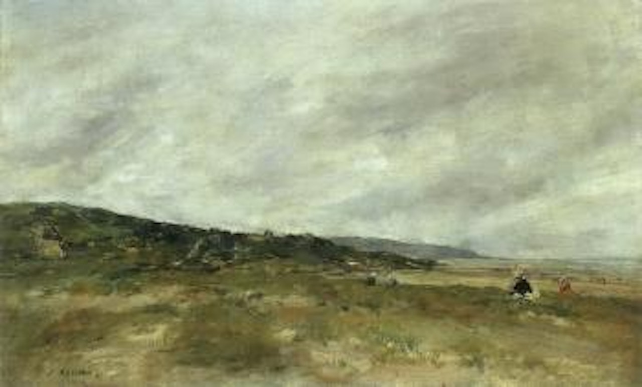 Deauville, les dunes by Eugène Boudin