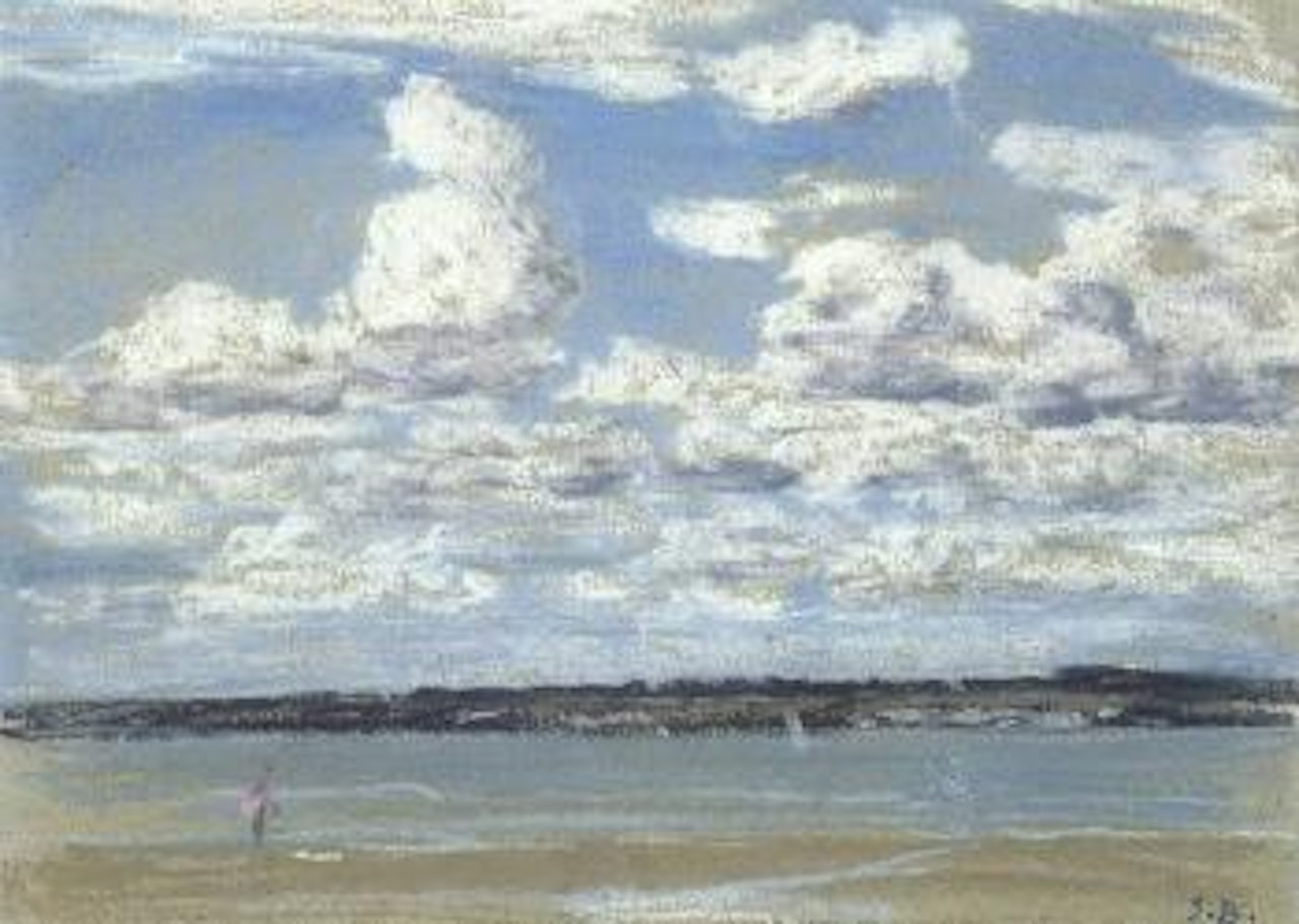 Un estuaire en Bretagne by Eugène Boudin