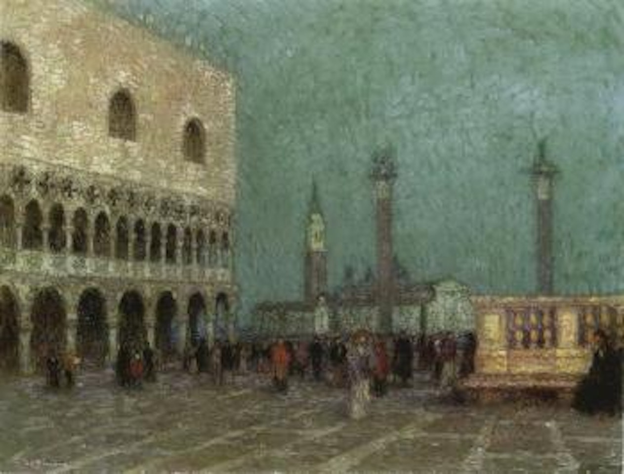 La piazzetta, Venise by Henri Le Sidaner