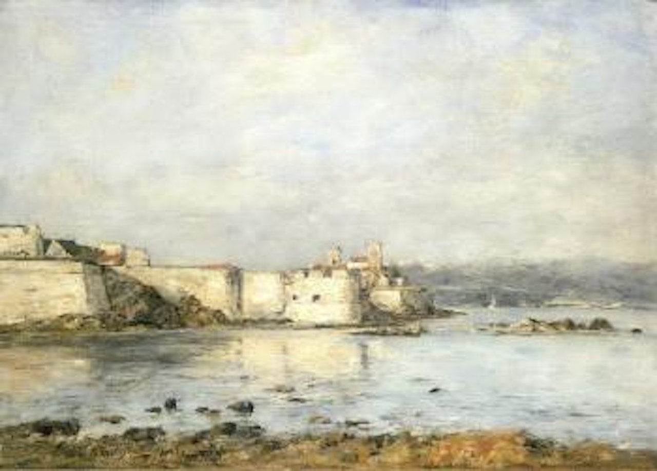 Antibes, les fortifications by Eugène Boudin