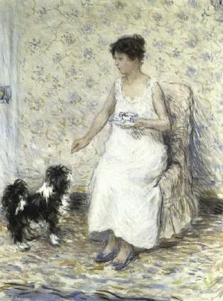 Le petit dejeuner by Jean Francois Raffaelli