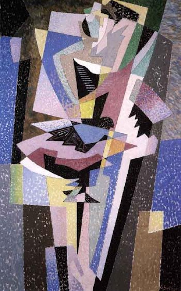 Releve sur pointes, danseuse by Gino Severini