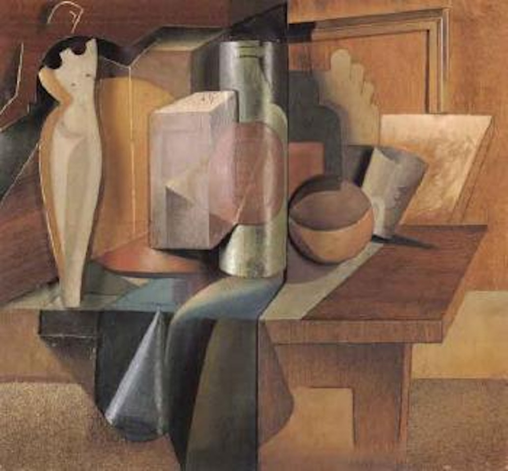 Nature morte, nu a la table by Alexander Archipenko