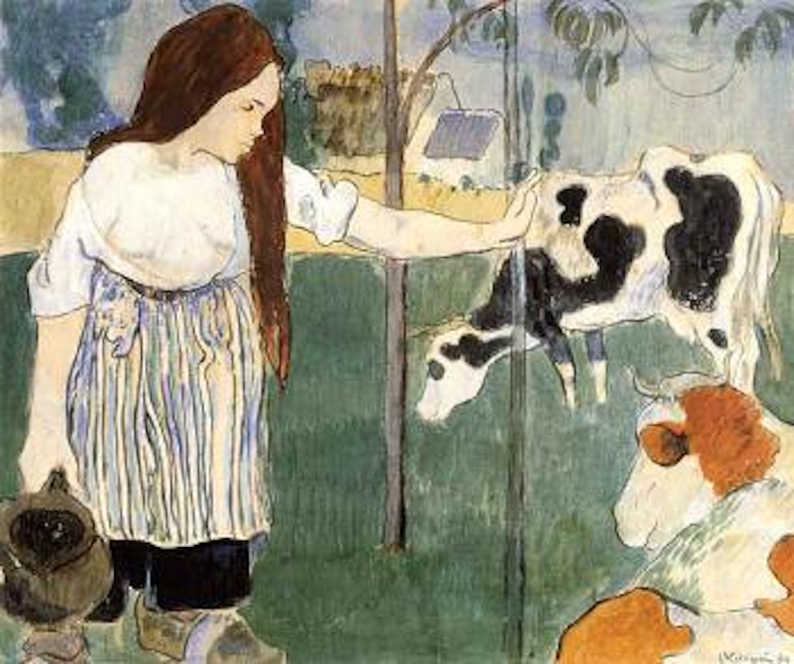 La vachere by Paul Gauguin