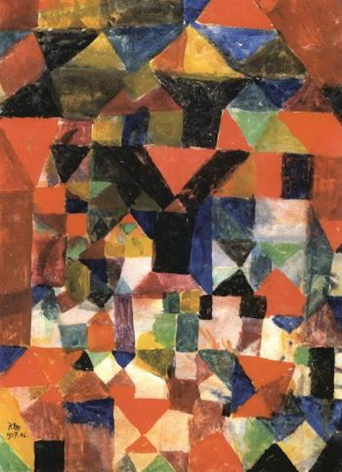 Stadtartiger Aufbau by Paul Klee