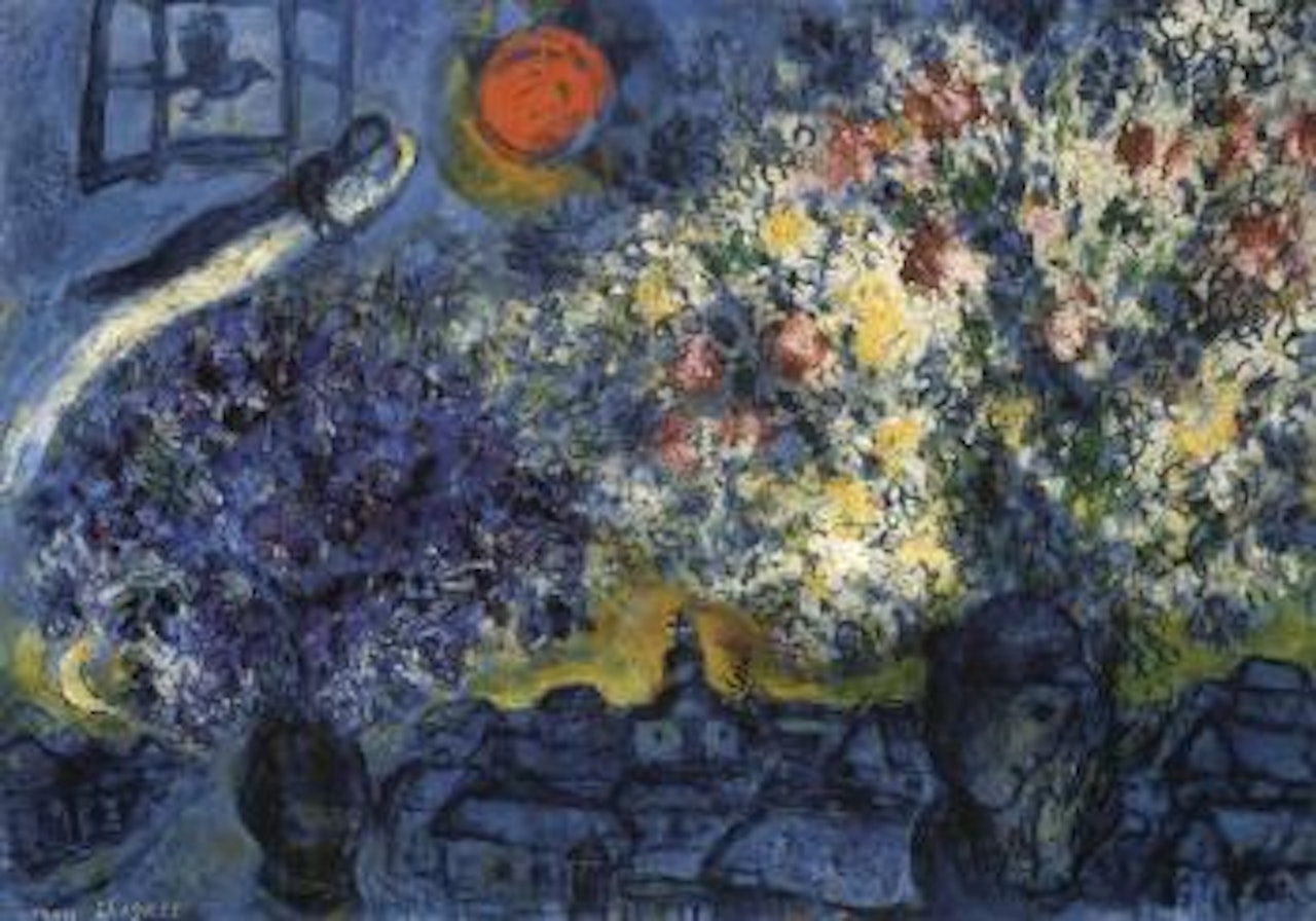 Le bonheur des amoureux by Marc Chagall