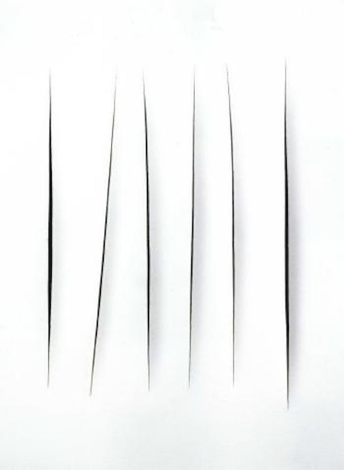 Concetto Spaziale Attese by Lucio Fontana