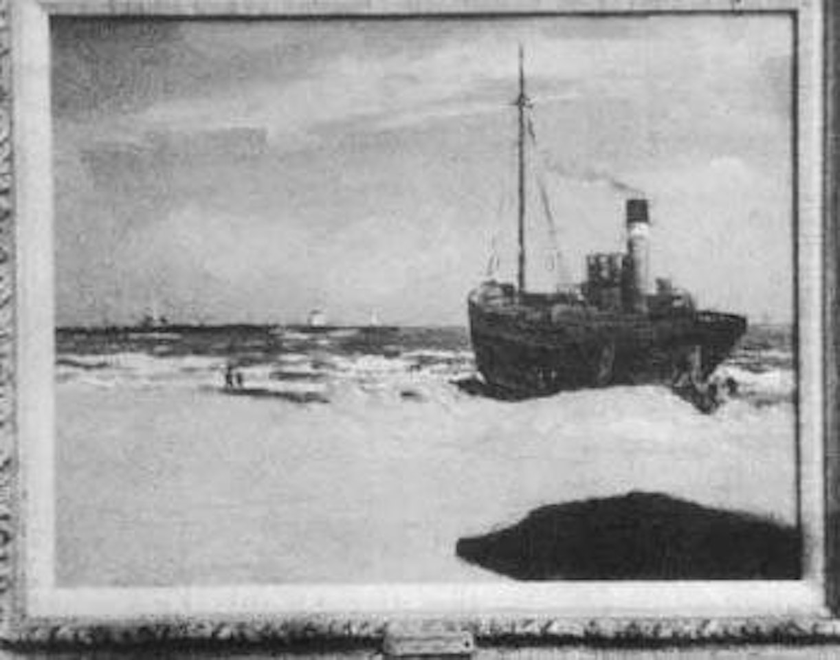 The S.S. Penton ashore at Gorleston by Campbell Mellon