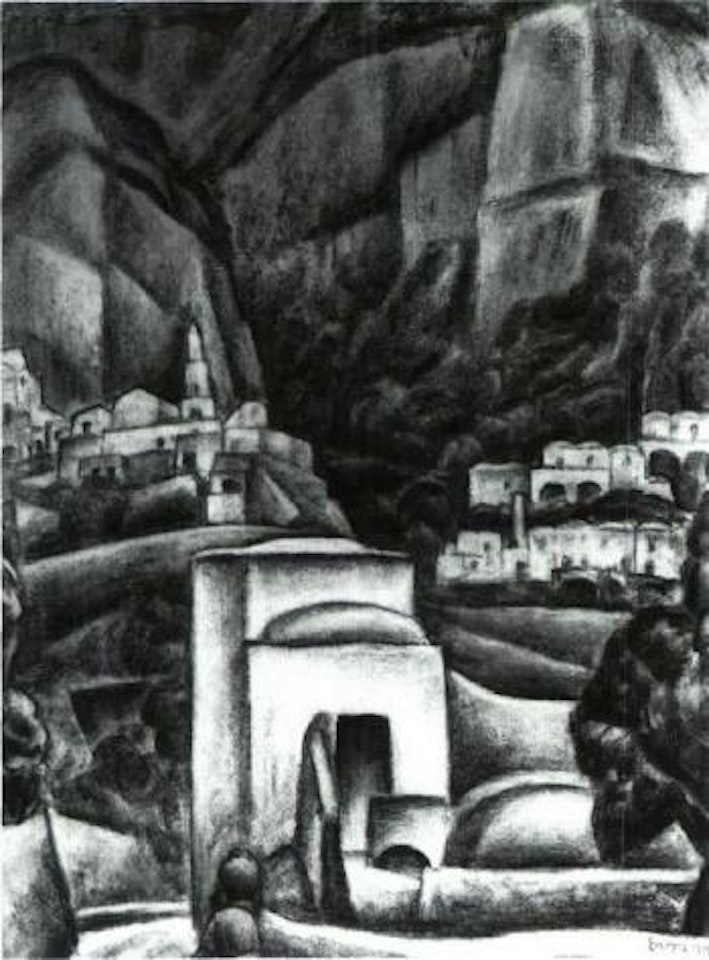 Mountain village by Leo Gestel