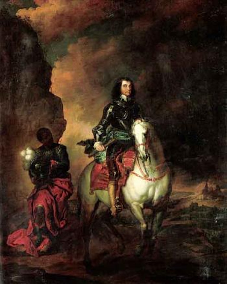 Equestrian portrait of nobleman by Anthony van Dyck