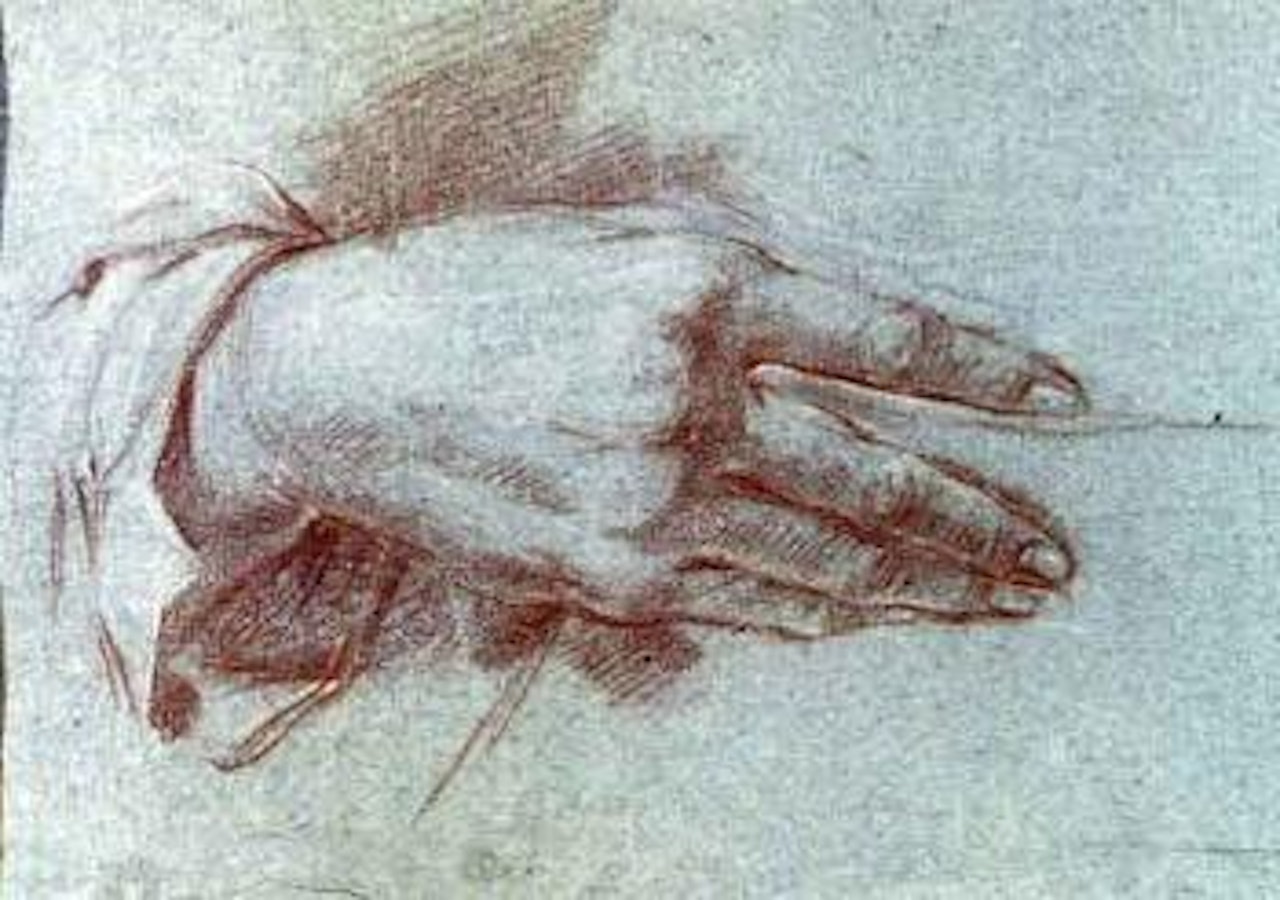 Study of hand by Giovanni Domenico Tiepolo