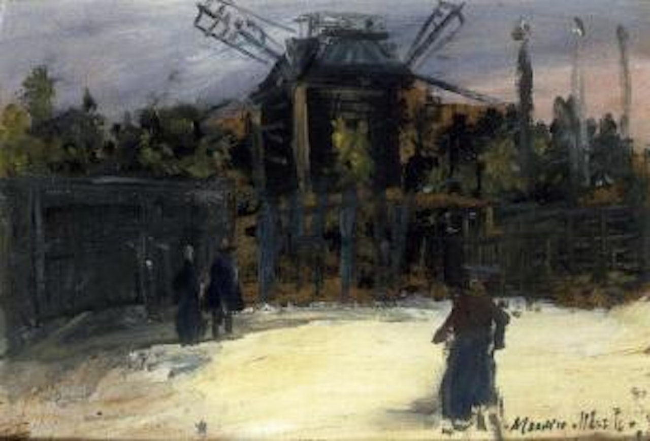 Le Moulin de la Galette, Montmartre by Maurice Utrillo