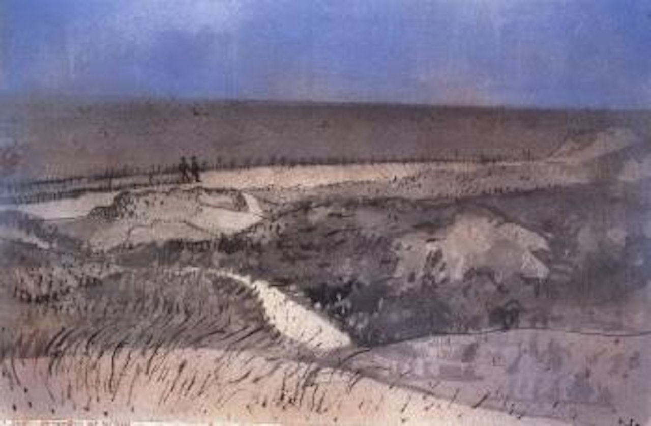 Befestigte Duene auf Baltrum by Paul Klee