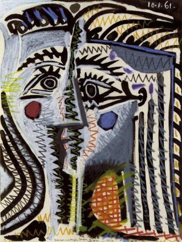 Tete de femme - Jacqueline by Pablo Picasso