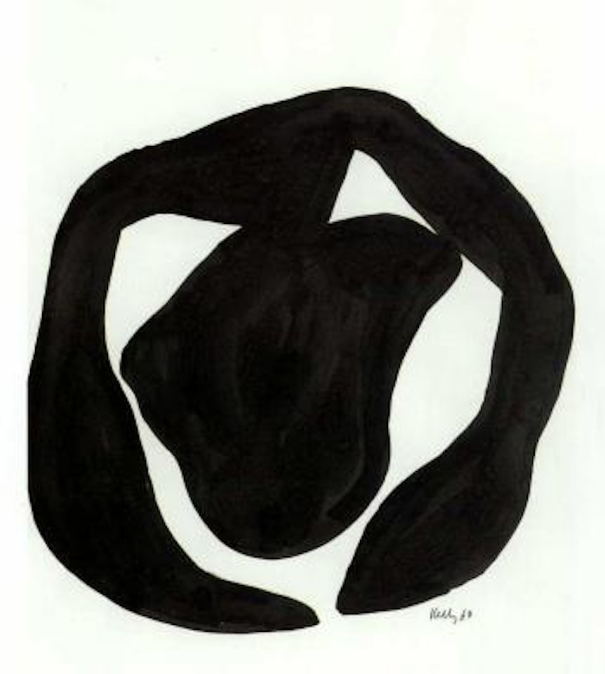 Untitled 1960 - black variant by Ellsworth Kelly