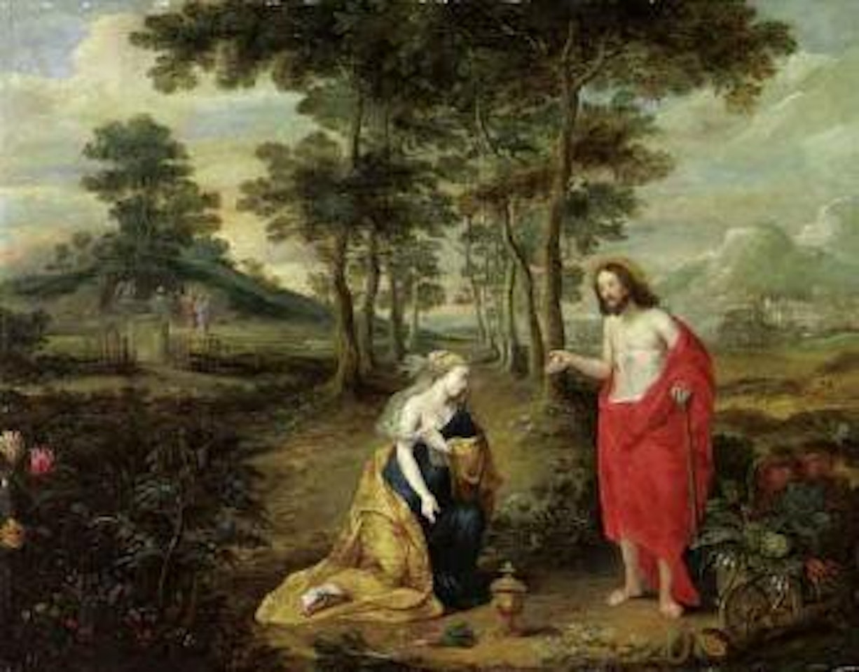 Noli me tangere by Hendrik van Balen by Jan Brueghel the Younger