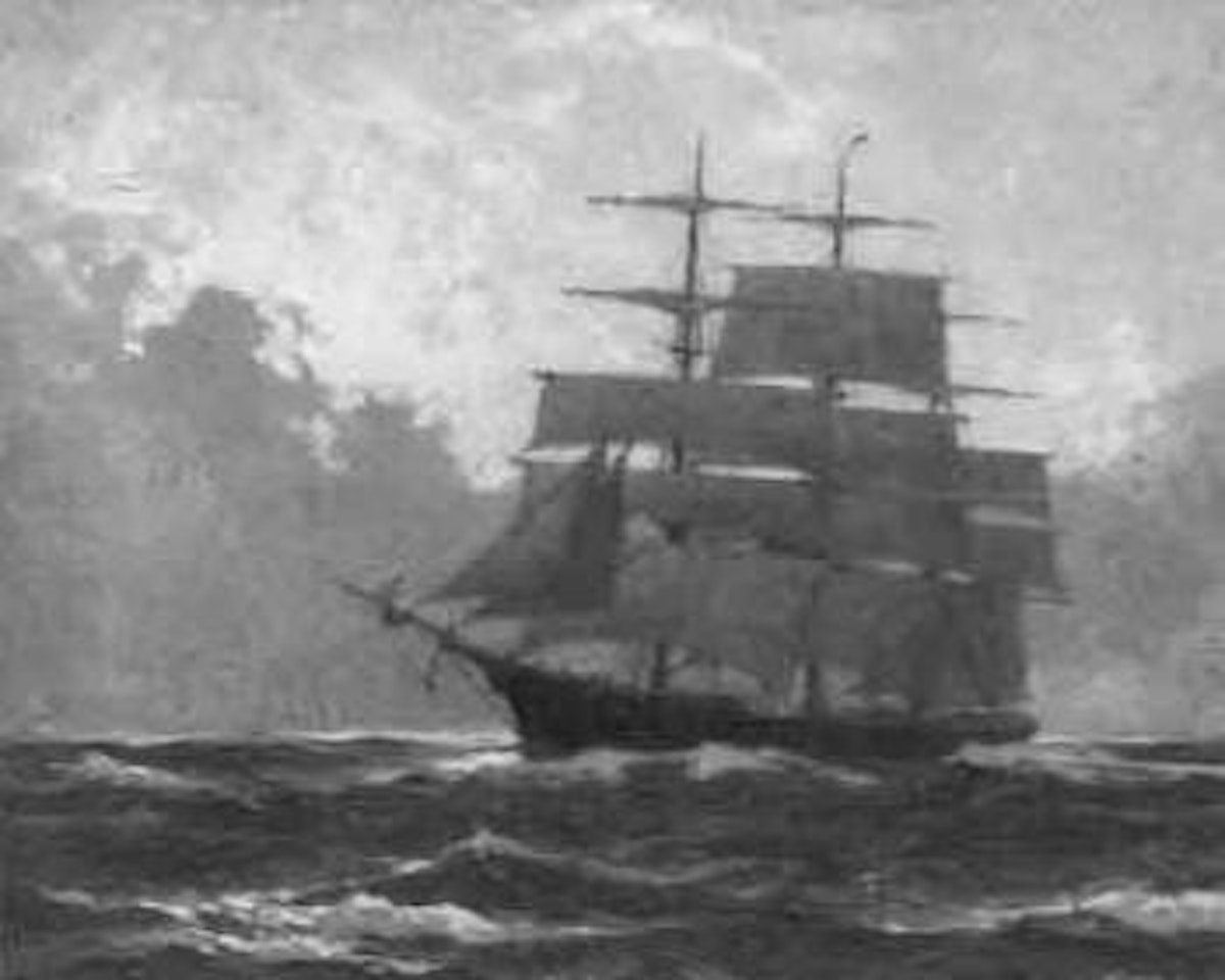 Clipper ship by Gordon Grant