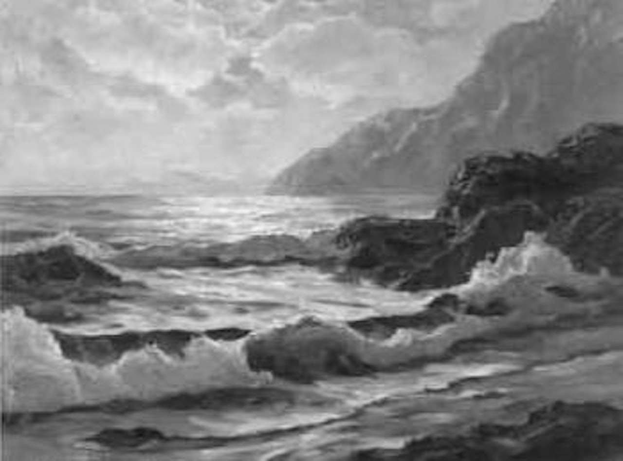 Sunlit waves by Frederick Judd Waugh